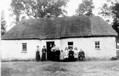 Thatched house in Co. Tipperary c. 1912