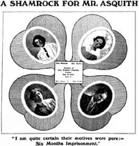 Four-leaved shamrock for Asquith